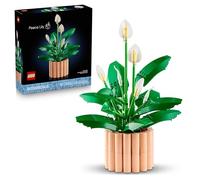 LEGO Botanicals Les Fleurs de Lune - Set de Plante Artificielle en Pot pour Adulte - Fausses Fleurs Blanches & Boutons - Décoration de Chambre ou Salon - Idée de Cadeau DIY pour Femme 11504