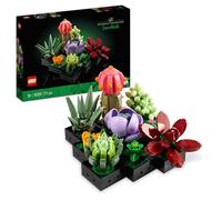 LEGO Botanicals Les Succulentes - Set de Construction - Plantes Artificielles - Maquettes de 9 Petites Plantes - Décoration Intérieure pour la Maison ou Le Bureau - Idée de Cadeau pour Adulte 10309