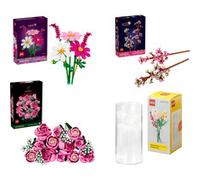 LEGO Bouquet de fleurs roses Botanicals (avec vase), Jouets de construction