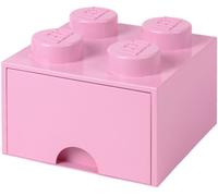 LEGO Brick Boîte à tiroirs avec 4 boutons - Rose