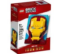 LEGO 40535 – Lot de 200 esquisses de briques Marvel Iron Man – Cadeau d'anniversaire festif