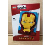 LEGO 40535 – Lot de 200 esquisses de briques Marvel Iron Man – Cadeau d'anniversaire festif