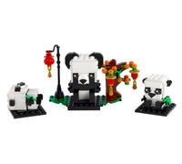 LEGO Brickheadz 40466 Ensemble de pandas chinois pour nouvel an