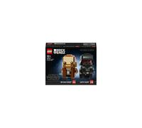 LEGO BrickHeadz 40547 Obi-Wan Kenobi et Dark Vador 260 pièces Noir