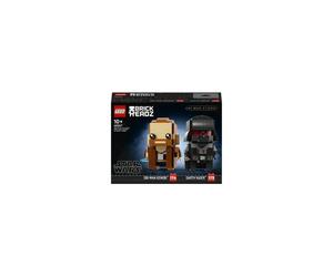 LEGO BrickHeadz 40547 Obi-Wan Kenobi et Dark Vador 260 pièces Noir