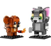 LEGO BrickHeadz 40793 Personnages Tom & Jerry - Jeu de Construction pour Enfants et collectionneurs à partir de 10 Ans, 212 pièces, Personnages de Dessins animés cultes à Construire et à Exposer