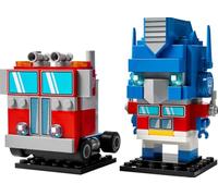 LEGO BrickHeadz 40803 - Optimus Prime Mech & Fahrzeug, Set de Construction 2 en 1, 237 pièces, Transformer culte en Robot et Camion, Cadeau pour Les Fans à partir de 10 Ans