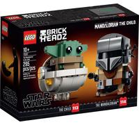 LEGO® Brickheadz 75317 Star Wars™ Le Mandalorien™ Et L'Enfant - NEUF & OVP