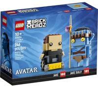 LEGO Kit de construction BrickHeadz Jake Sully et son Avatar (40554) Bleu
