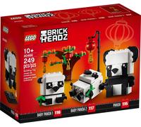 LEGO BrickHeadz 40466 Ensemble de pandas du Nouvel An chinois