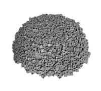 Lego Bricks 3024 City Lot de 50 plaques (1 x 1 Pivot), Couleur Gris foncé