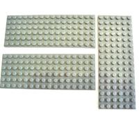 LEGO Bricks 3027 City Lot de 3 plaques de Cuisson 6 x 16 pivots Gris foncé