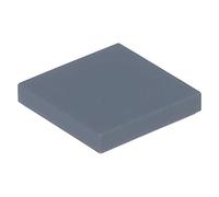 LEGO Bricks 3068 City - Carreau (2 x 2 pivots, 20 unités), Couleur Gris foncé