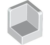 LEGO Bricks - Fer à Repasser Lisse d'angle (Lot de 10, 1 x 1 x 1 ergots), Couleur Blanc