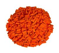 LEGO Bricks: Orange 2x4. Part 3001 (X 25) by LEGO