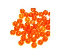 Lego Bricks - Plancha Ronde (50 unités, 1 x 1 Pivot), Couleur Orange Transparent