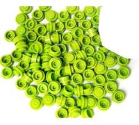 LEGO Bricks - Plate Ronde (Lot de 100, 1 x 1 ergots), Couleur Vert Lime