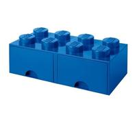 LEGO - Brique bleue de rangement à tiroir 8 tenons - 5006143