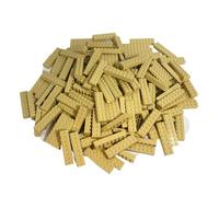 Lego® Briques 2 x 8 picots beige - 25 pièces (modèle 3007) - Blocs de construction Basic Classic pour projets de construction créatifs et structures stables
