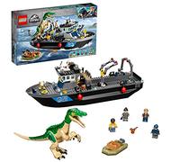 LEGO Jeu de construction 76942 Jurassic World – L'Évasion en bateau du Baryonyx – Multicolore