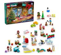 LEGO Calendrier de l'Avent 2024 Friends pour enfants - Calendrier de l'Avent de Noël avec mini constructions et 5 figurines, à partir de 6 ans - Jouets pour filles et garçons - Idées cadeaux pour les