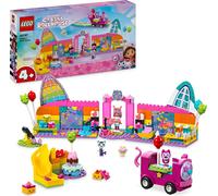LEGO Cat House Gabi Ballroom, jeux de rôle pour filles et garçons 4+, jouet pour bébé avec discothèque, DJ, toboggan et animaux, cadeau pour les 4 ans, 10797