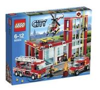 LEGO® City 60004 La caserne des pompiers G