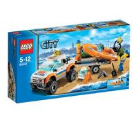 LEGO City - 60012 - Jeu de Construction - Le Transporteur du Bateau du Garde - Côtes