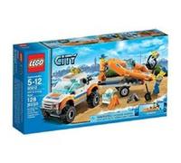 Lego City - 60012 - Jeu de Construction - Le Transporteur du Bateau du Garde - Côtes G