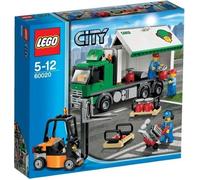 LEGO City 60020 - Le Camion de Marchandises - LEGO - Jeu assemblage construction - Mixte - 80 pièces