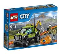 LEGO Jeu de construction City 60121 - Le camion d'exploration du volcan G