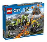 LEGO City - Set de construction 60124 La base d'exploration du volcan