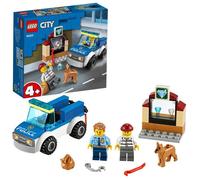 LEGO® City 60241 L’unité cynophile de la police Idée Cadeau avec Mini-figurine Chien, Jouet pour Enfants de 4 ans et +