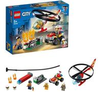 LEGO® City 60248 L’intervention de l’hélicoptère des pompiers, Jouet Volant avec quad ATV pour Enfants de 5 ans et +