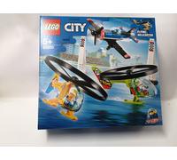 LEGO CITY 60260 - La course aérienne-hélicoptère,avion- Neuf et scellé