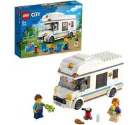 LEGO® City 60283 Le Camping-Car de Vacances, Jouet pour Enfants 5 Ans, Forêt LEGO, Véhicule, Camping, Jeu de Voyage