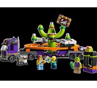 LEGO city 60313 Le manège de l’espace sur son camion Idée Cadeau,Maquette,Décoration Maison