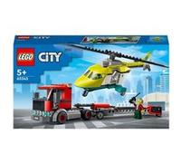 LEGO City Le transport de l’hélicoptère de secours 60343 Enfant NOEL