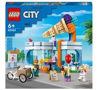 LEGO Set 60363 City - La Boutique du Glacier, Vélo cargo, 3 minifigurines, Dès 6 ans (2023)
