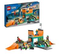 LEGO 60364 City Le Skatepark Urbain, avec Vélo BMX, Skateboard, Trottinette, Rollers et 4 Minifigurines pour Réaliser des Stunts, Jouet pour Enfants Dès 6 Ans, Set 2023
