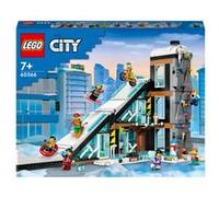 LEGO Jouet modulaire City 60366 – Complexe ski et escalade, 3 niveaux, 8 minifigurines, dès 7 ans