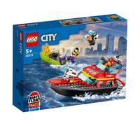 LEGO® City 60373 Le bateau de sauvetage des pompiers
