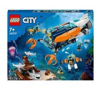 LEGO Jouet Le sous-marin d'exploration en eaux profondes 60379 pour enfant