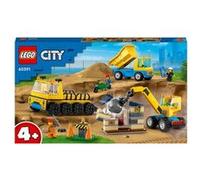 LEGO® City 60391 Les camions de chantier et la grue à boule de démolition G