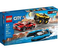 LEGO® City 60395 Ensemble de véhicules de Course