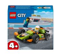 LEGO Voiture de course 60399 – Verte, dès 4 ans, avec pilote et photographe