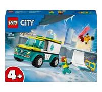LEGO® City 60403 L'ambulance de secours et le snowboardeur G