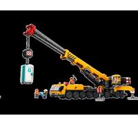 LEGO city 60409 La grue de chantier mobile jaune Idée Cadeau,Maquette,Décoration Maison