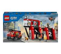 LEGO® City 60414 La caserne et le camion de pompiers A