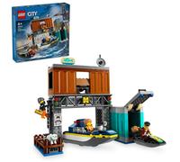 LEGO® City 60417 Bateau rapide de la police et cachette de malfaiteurs